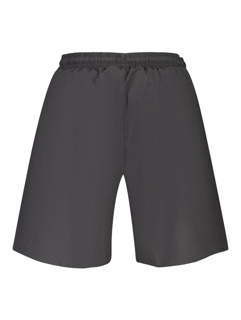 Black Polyester Men's Swimwear