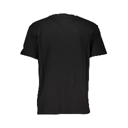 Black Cotton Men's T-Shirt