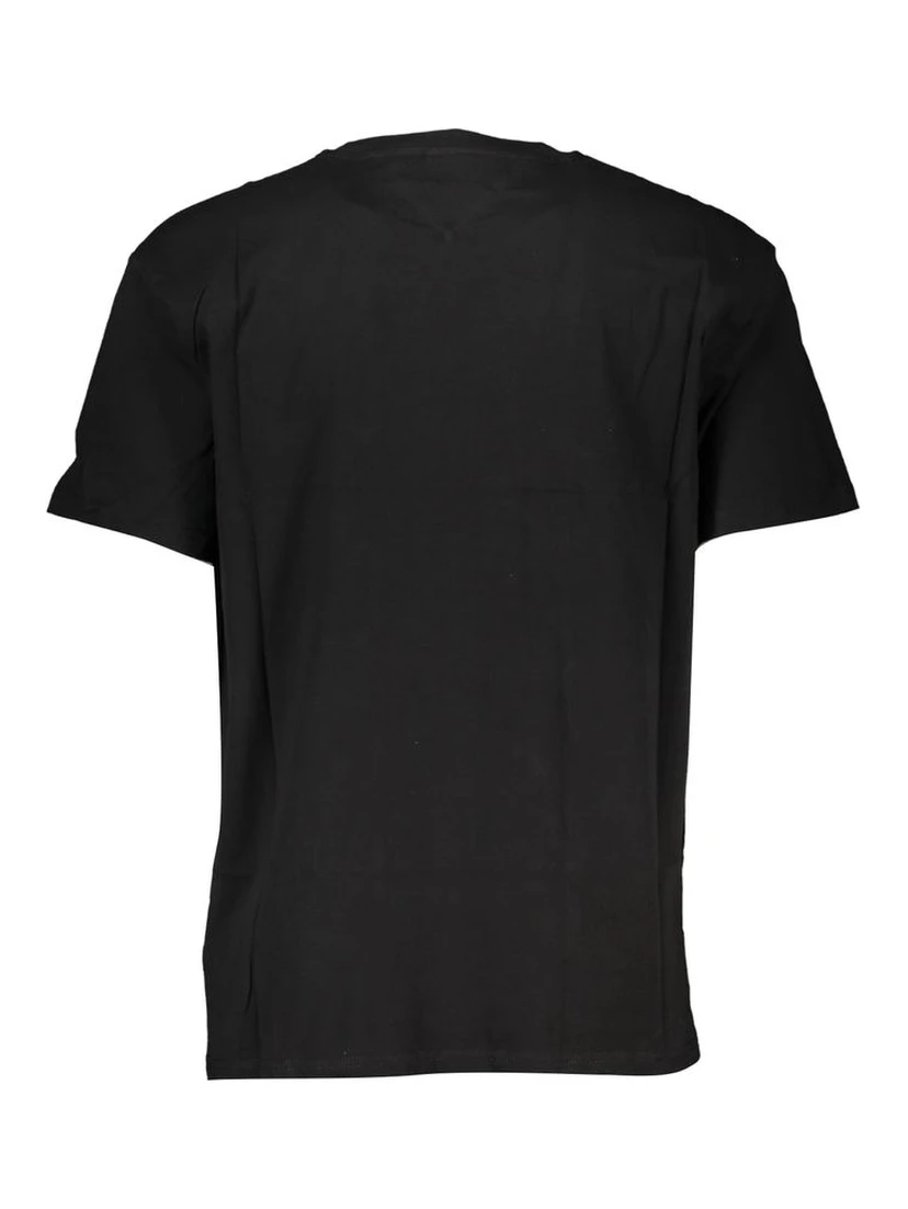 Black Cotton Men's T-Shirt