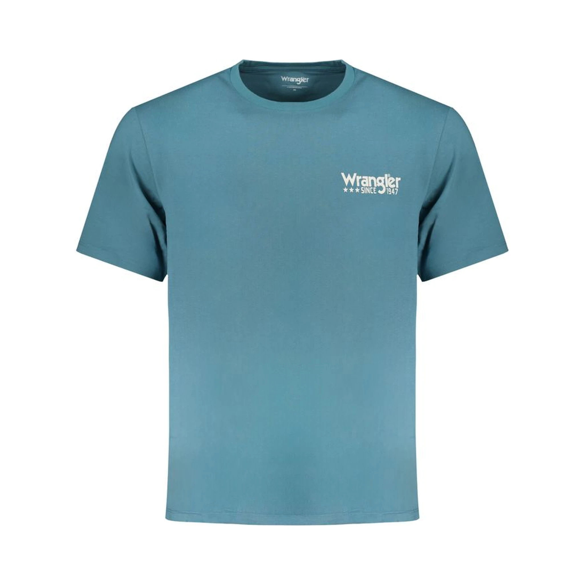 Blue Cotton Men's T-Shirt