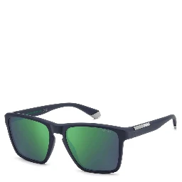 Blue Polycarbonate Sunglasses