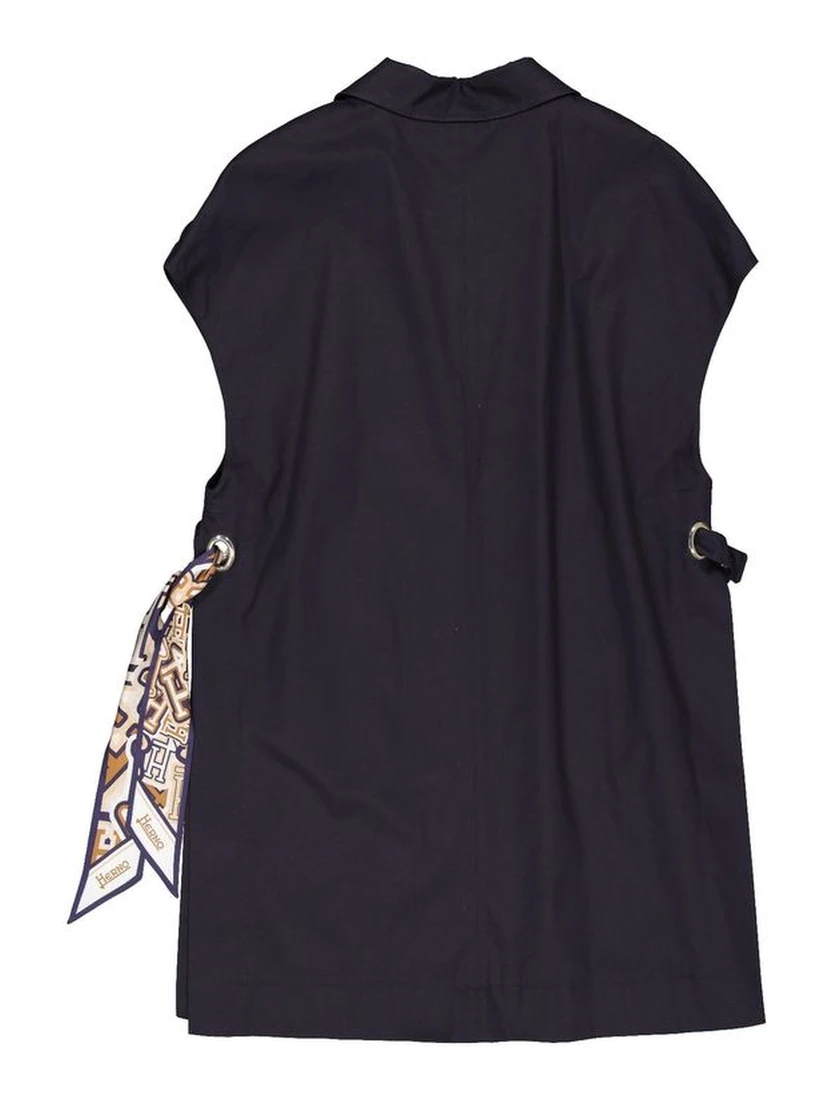 Blue Cotton Coat