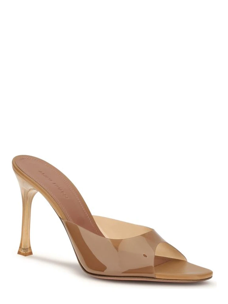Beige Pvc Stiletto Heel Sandals alternative