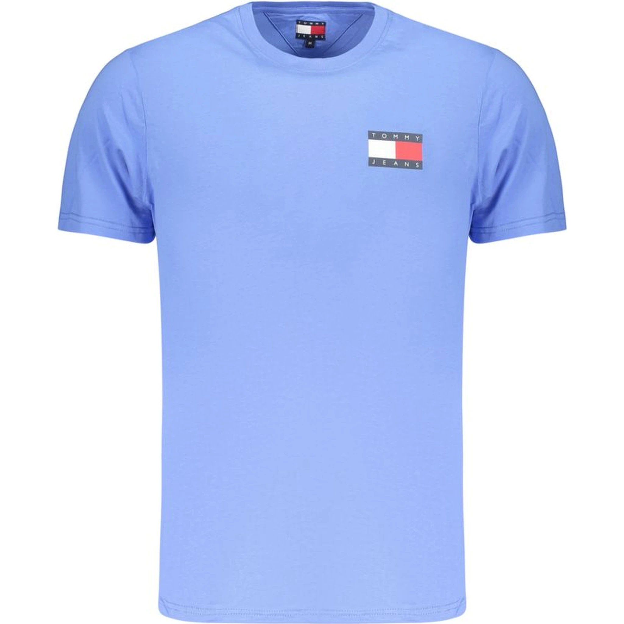 Blue Cotton Men's T-Shirt