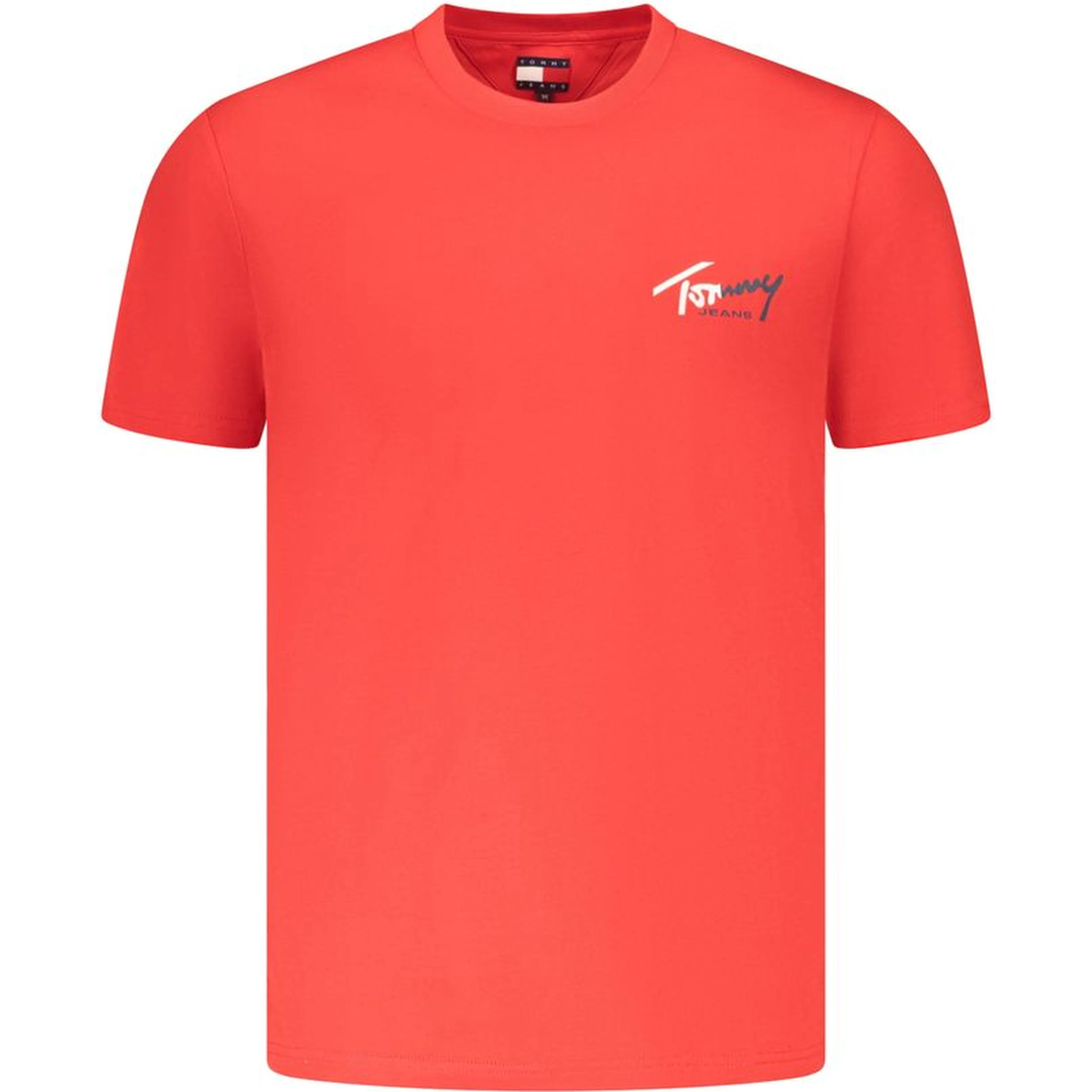 Red Cotton Mens T-Shirt