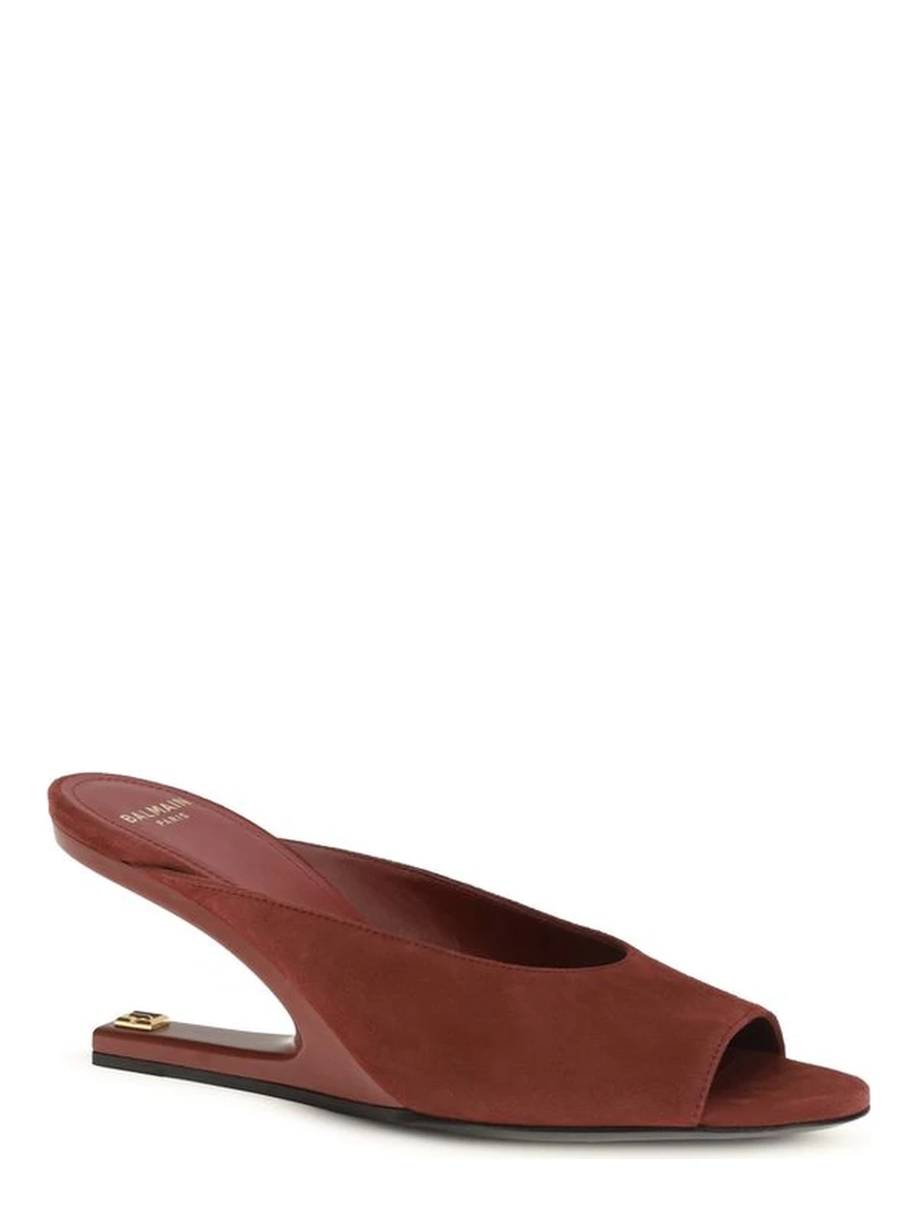 Bordeaux Calf Leather Bos Taurus Mules