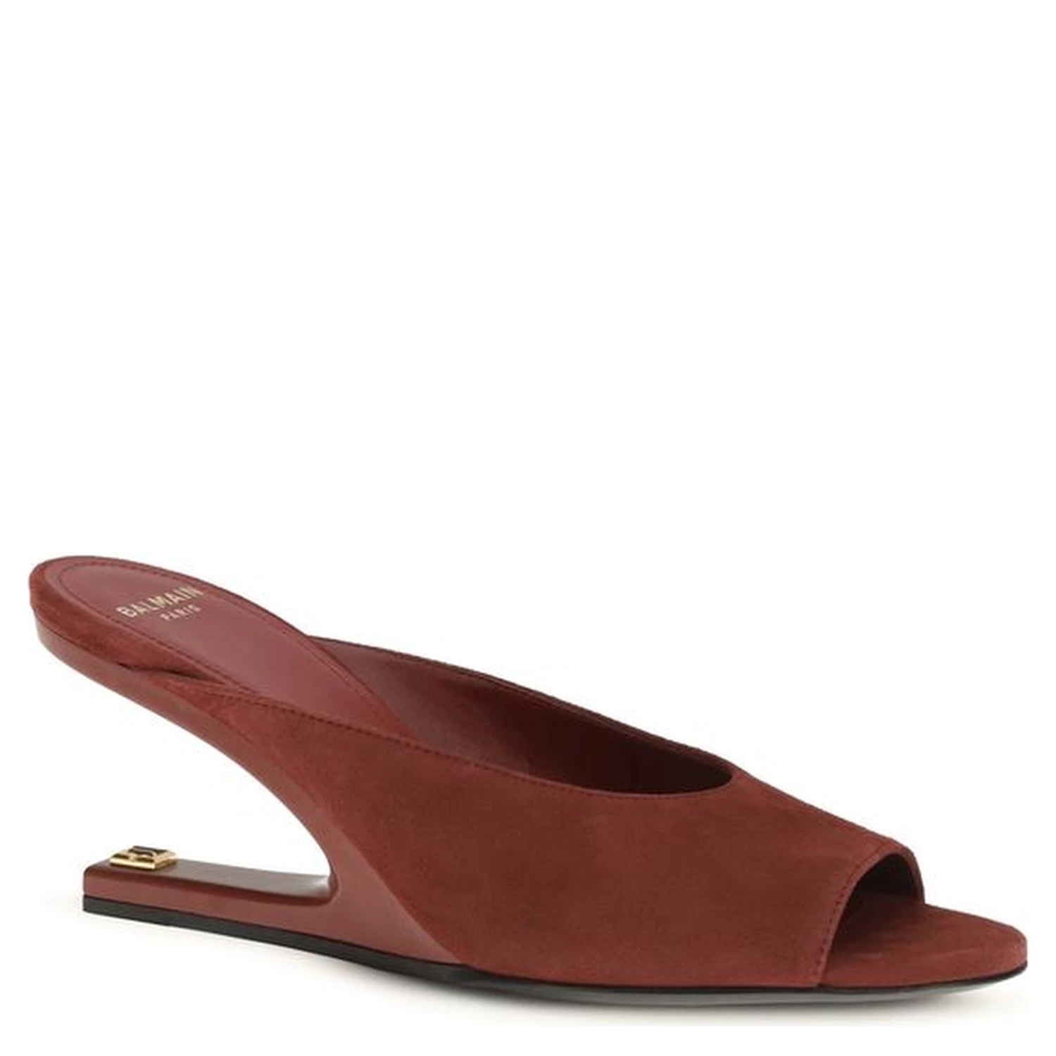 Bordeaux Calf Leather Bos Taurus Mules