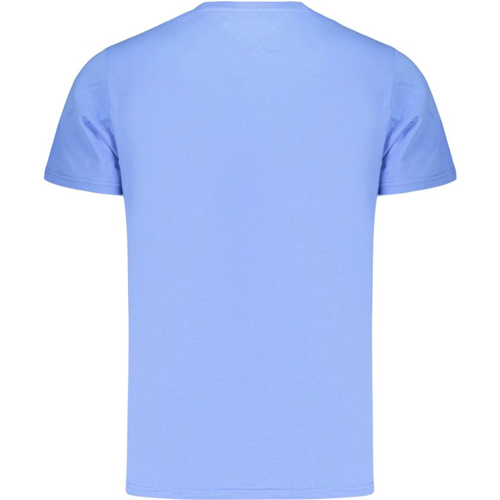Blue Cotton Men's T-Shirt