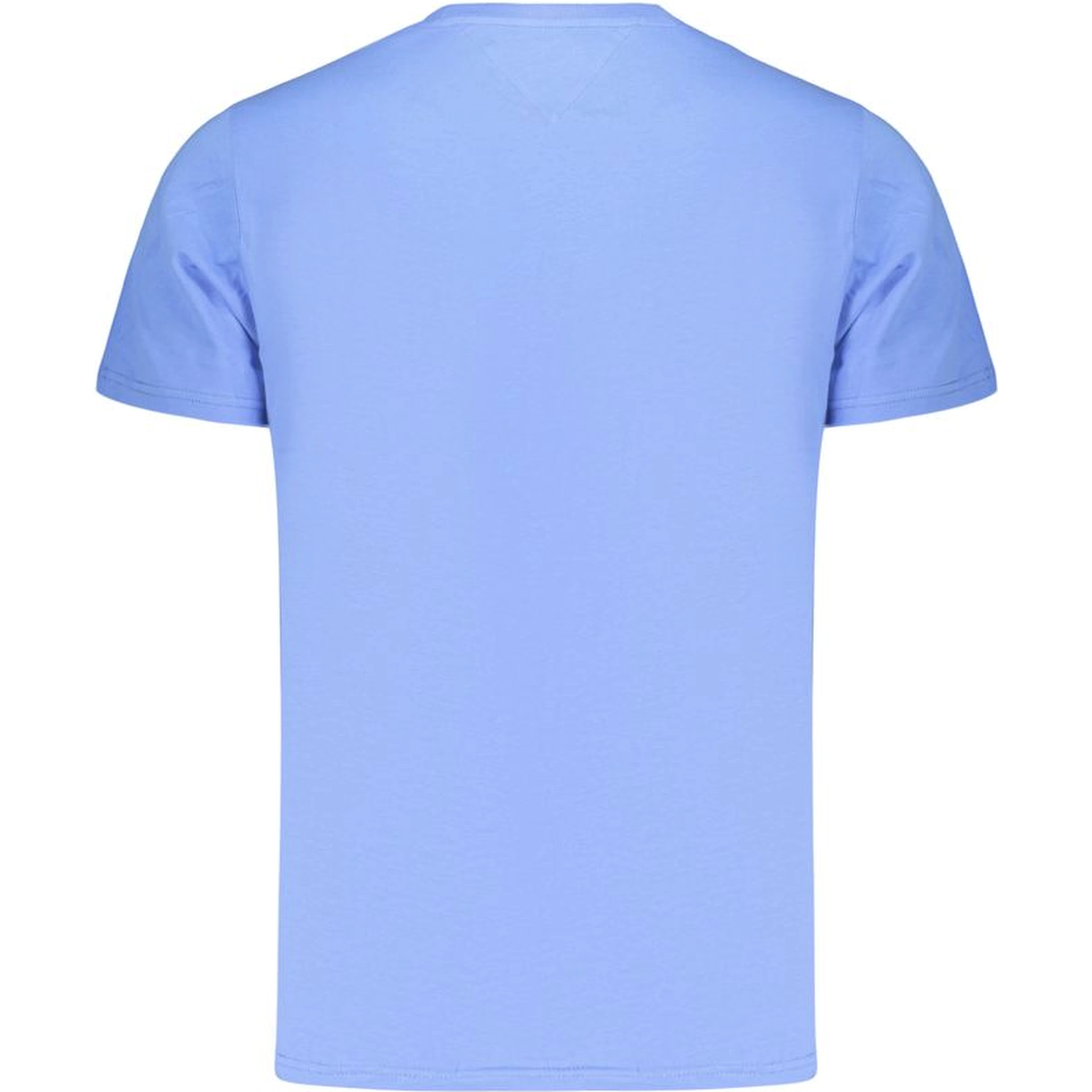 Blue Cotton Men's T-Shirt