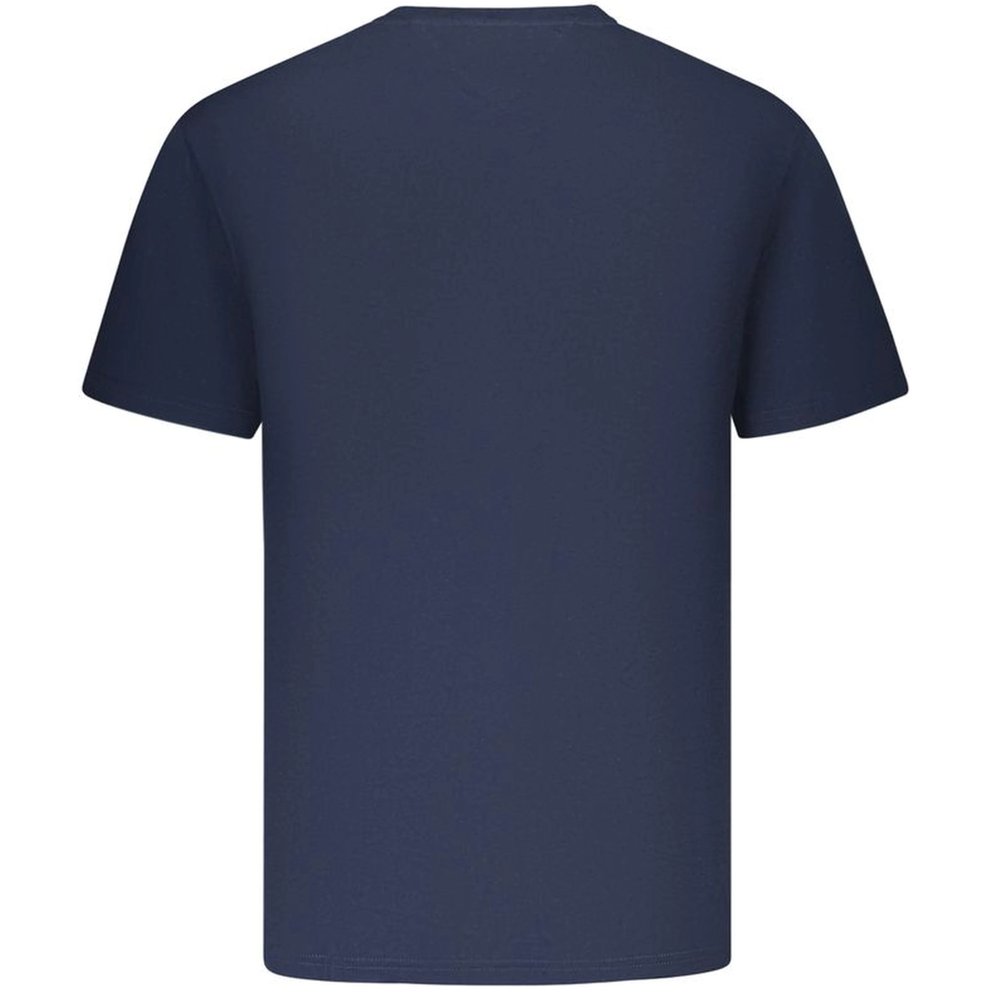 Blue Cotton Men's T-Shirt