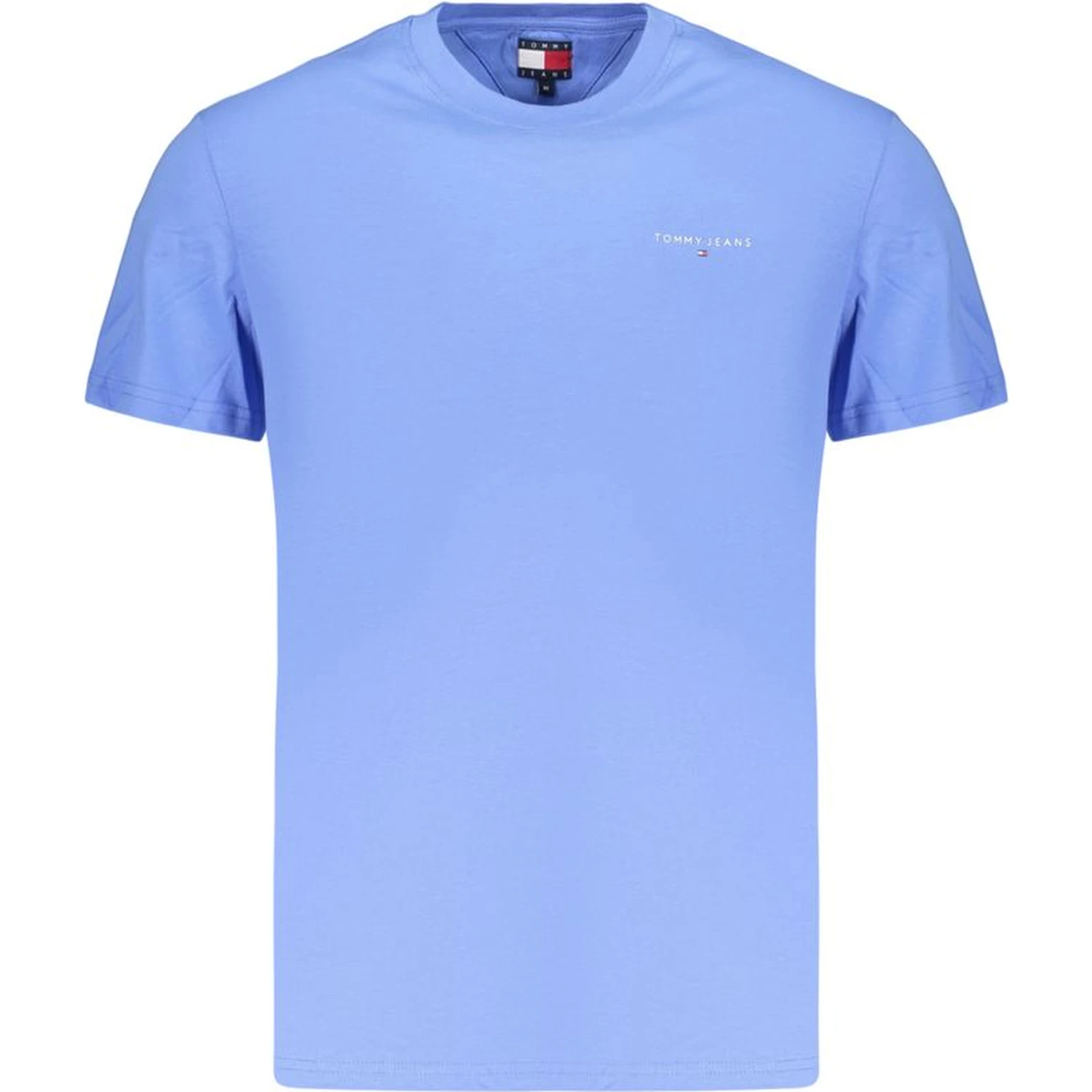 Light Blue Cotton Men's T-Shirt