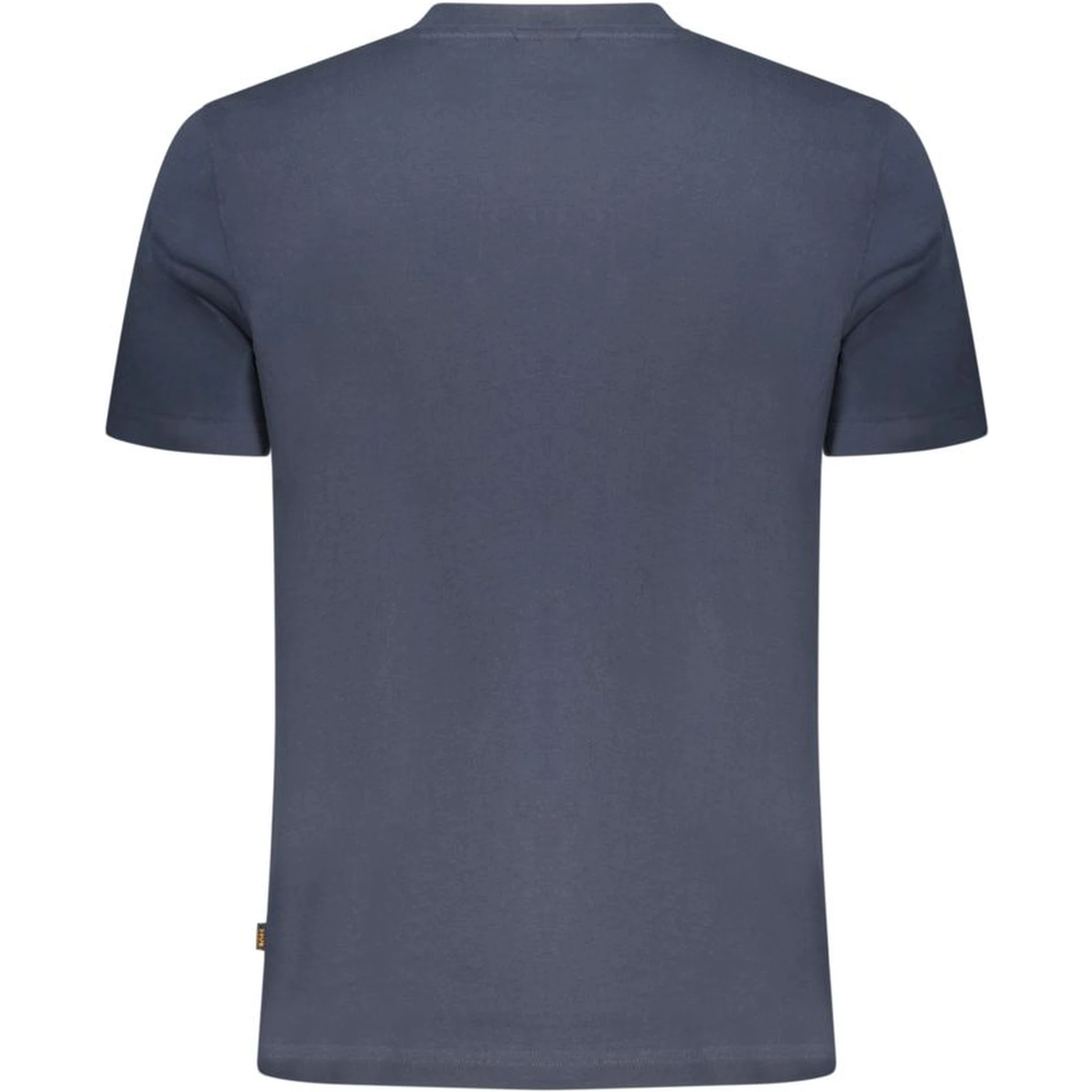 Blue Cotton Men's T-Shirt