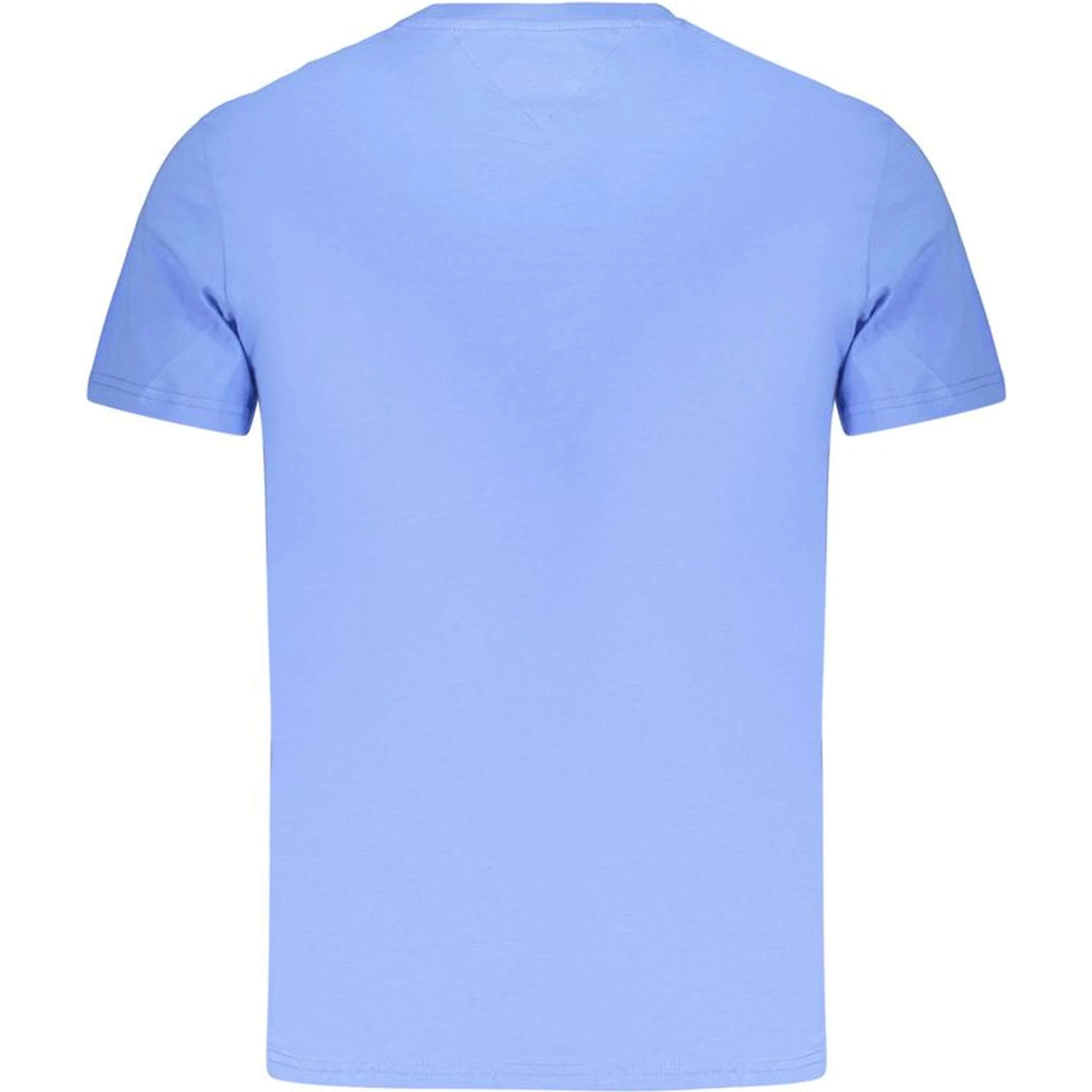 Light Blue Cotton Men's T-Shirt
