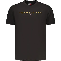 Black Cotton Men's T-Shirt