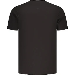 Black Cotton Men's T-Shirt