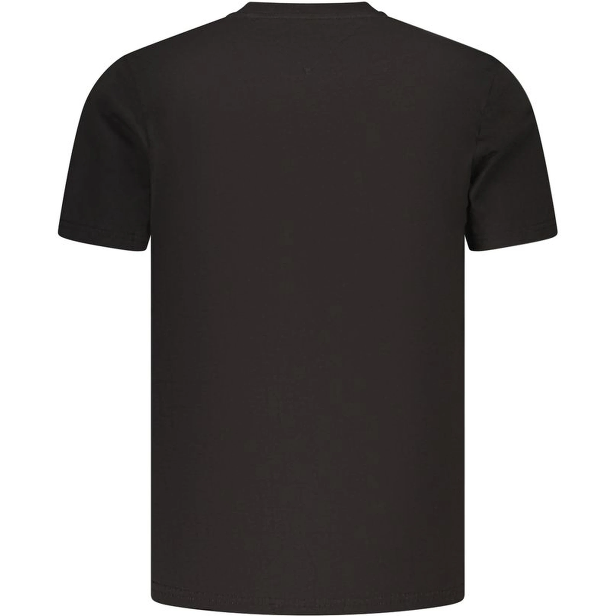 Black Cotton Men's T-Shirt