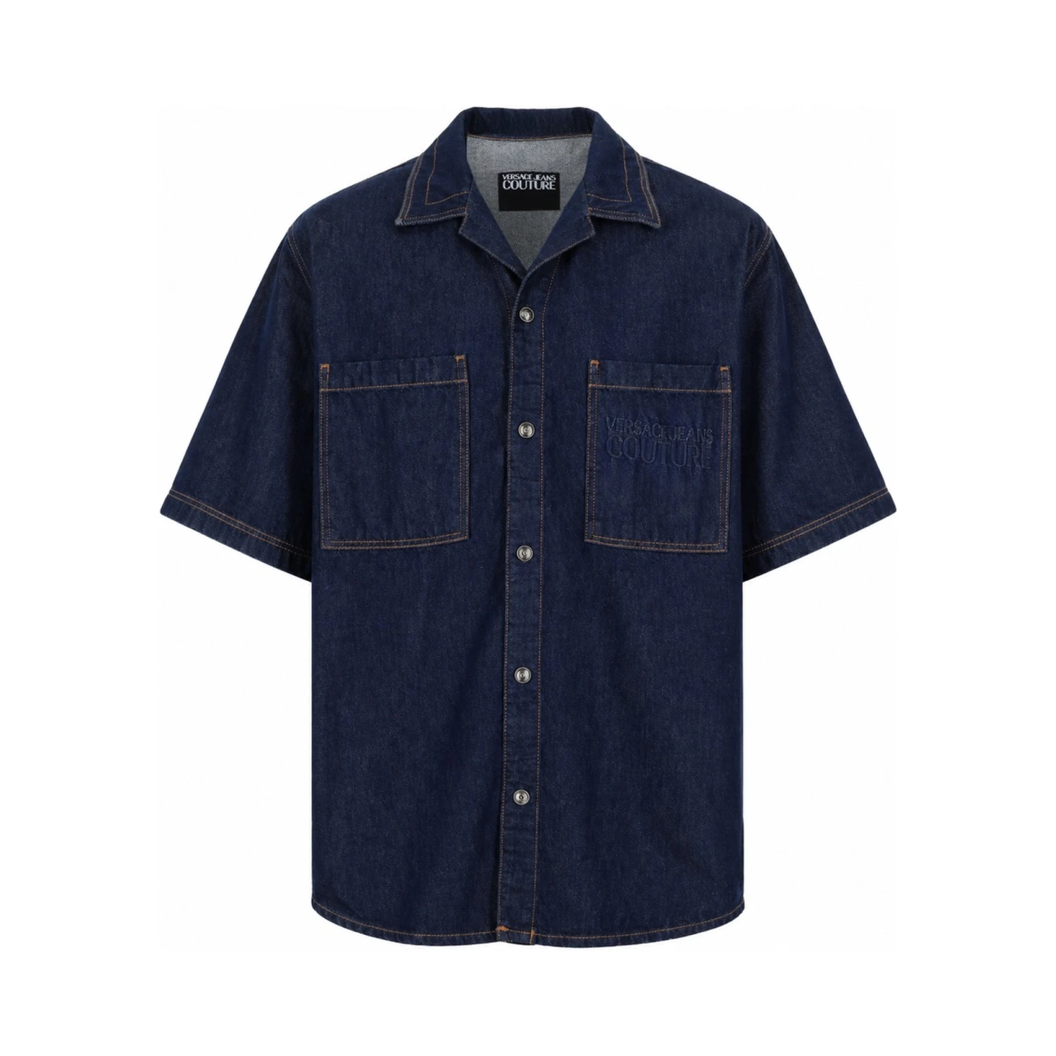 CAMICIA IN DENIM CON LOGO