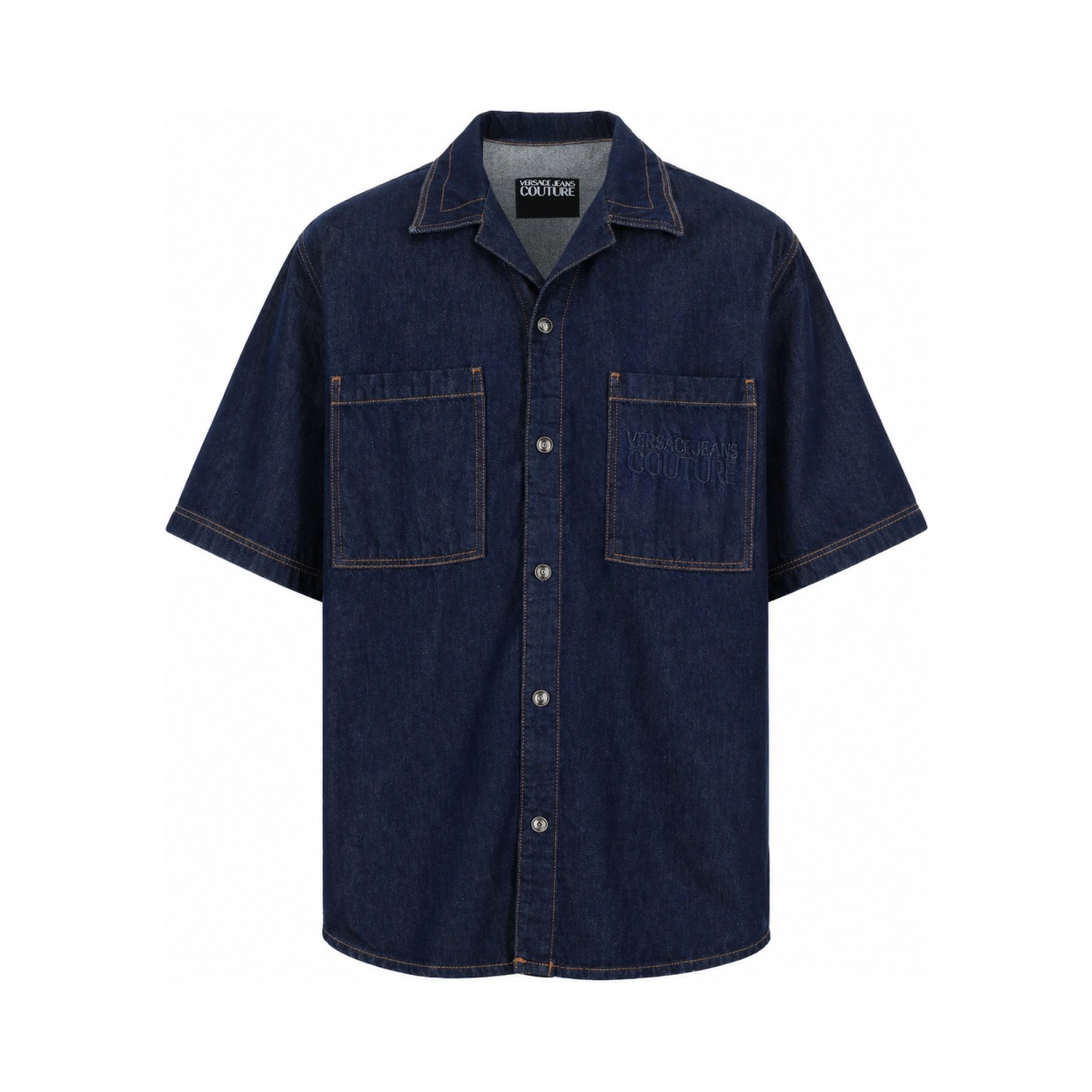 CAMICIA IN DENIM CON LOGO