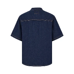 CAMICIA IN DENIM CON LOGO