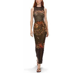 LONG SKIRT WITH "MARINIERE GRAPE" PRINT