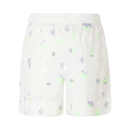 JELENA EMBROIDERED MINI SHORTS