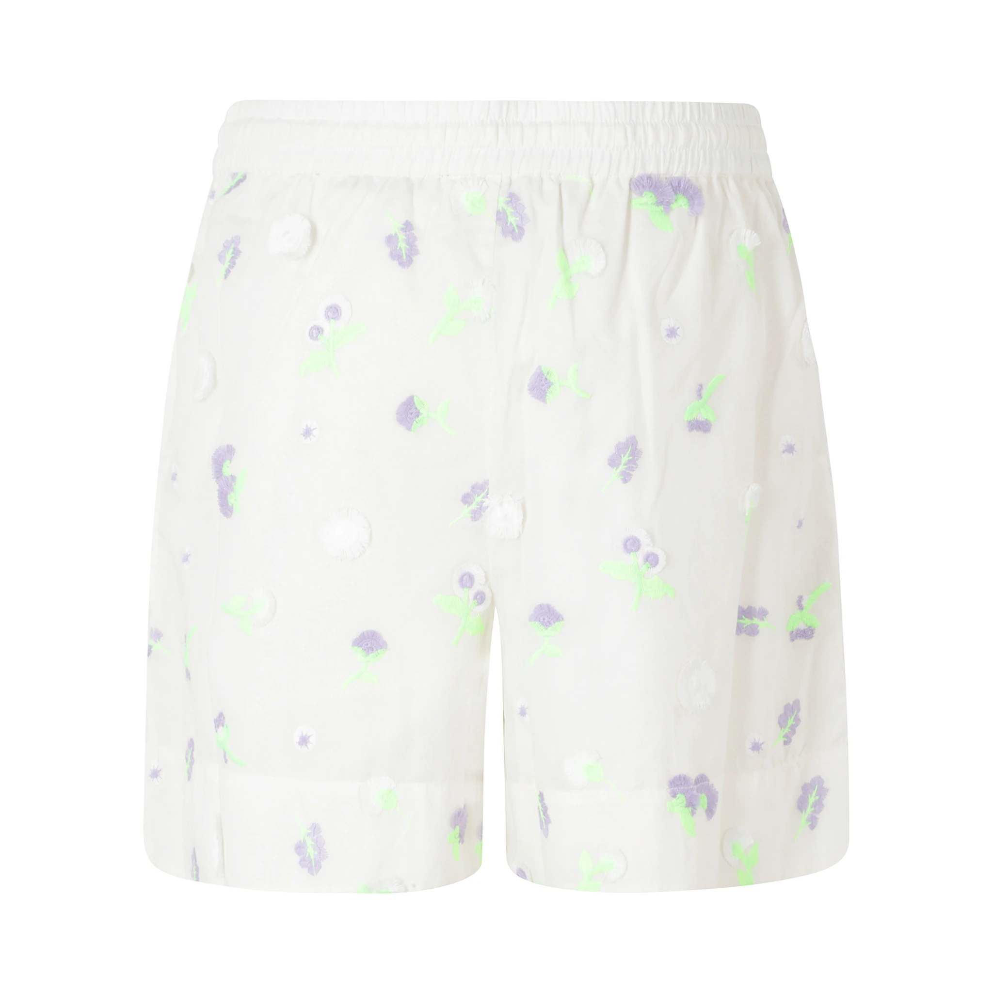JELENA EMBROIDERED MINI SHORTS