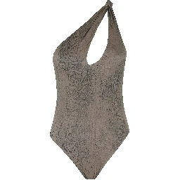 COSTUME INTERO CUT MONOSPALLA  STAMPA PITONE