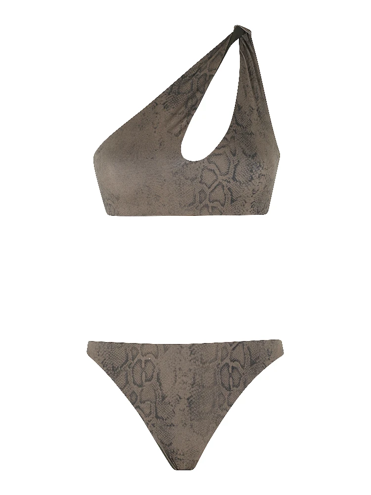 BIKINI CUT MONOSPALLA STAMPA PITONE