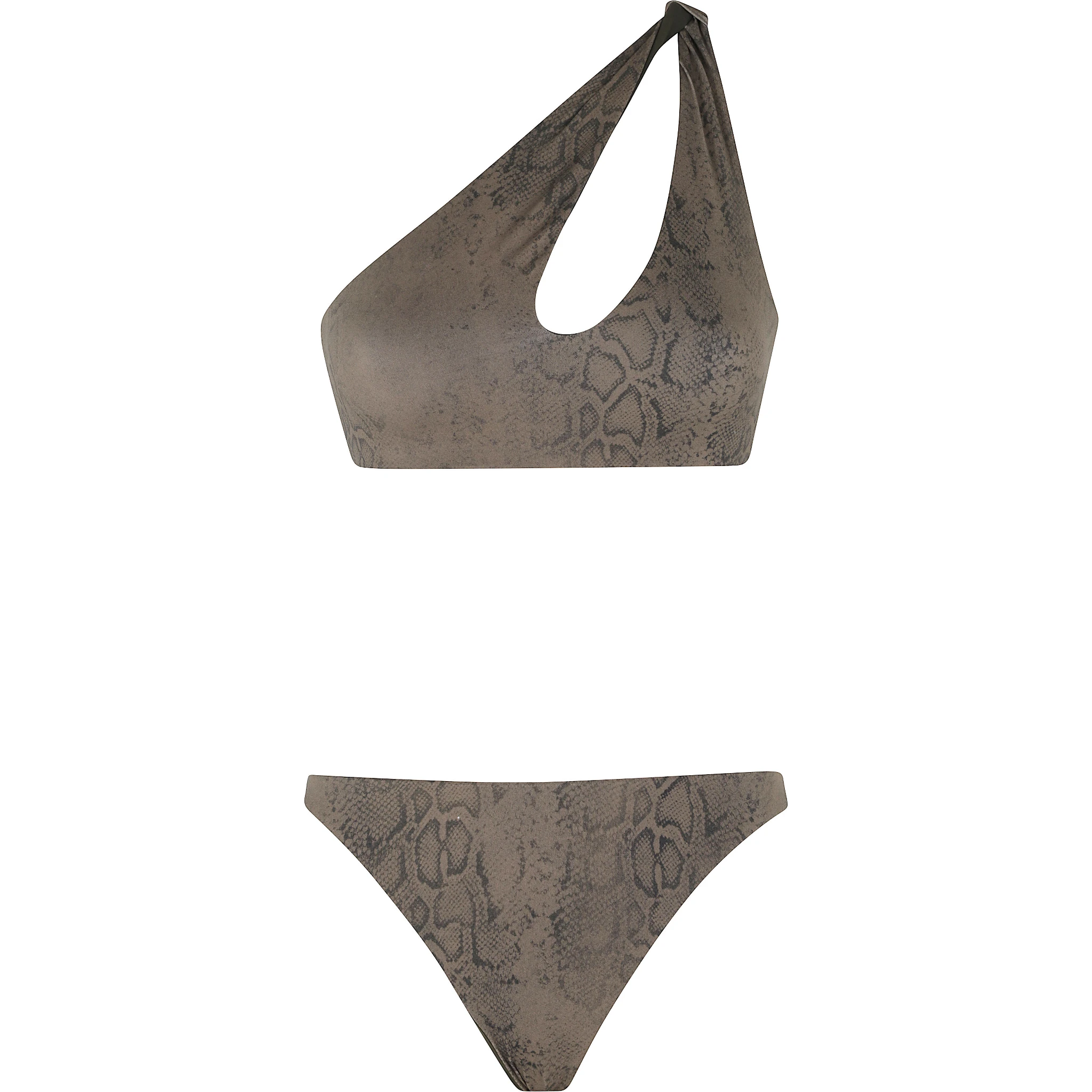 BIKINI CUT MONOSPALLA STAMPA PITONE