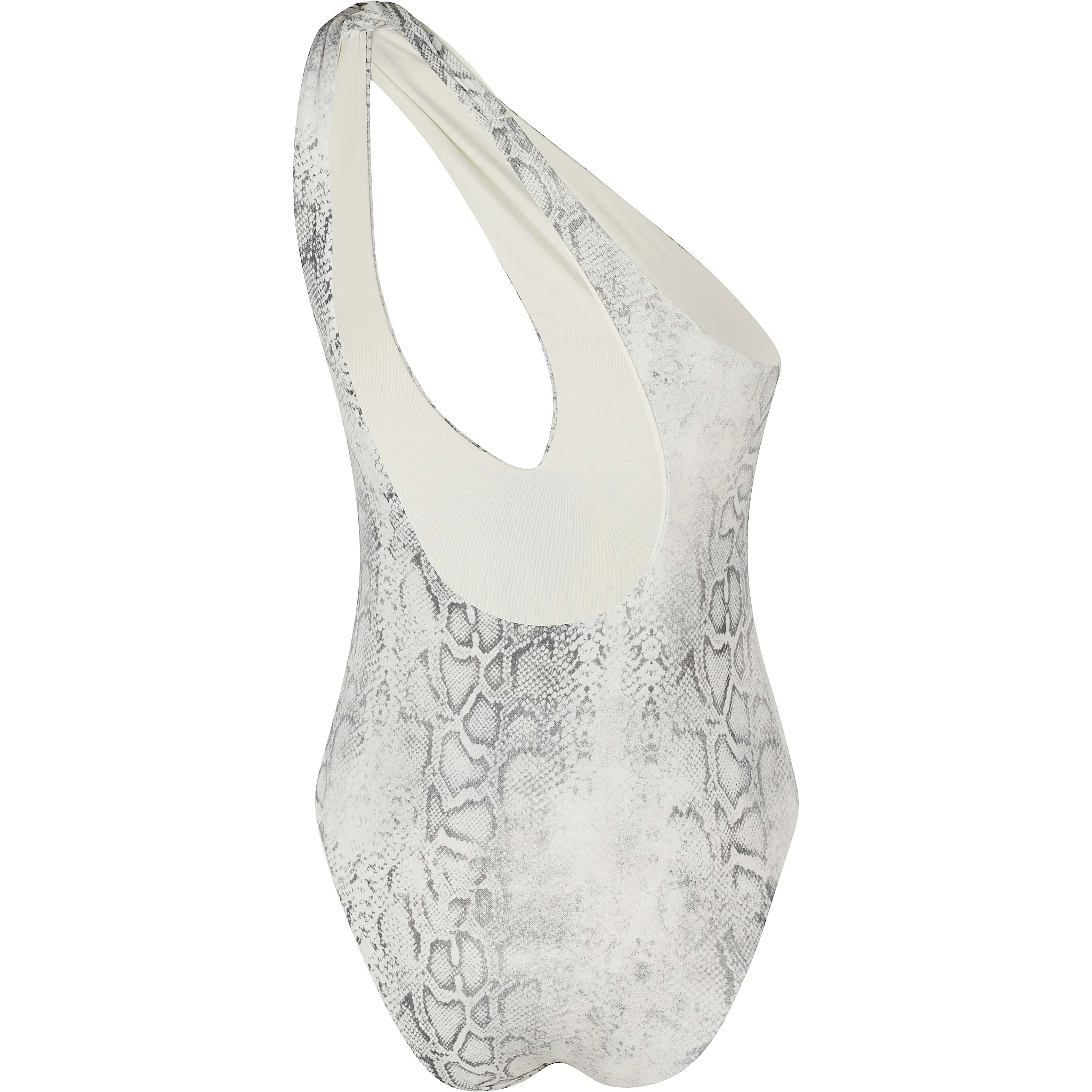 COSTUME INTERO CUT MONOSPALLA  STAMPA PITONE
