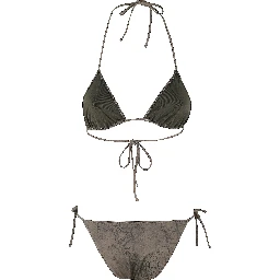BIKINI TRIANGOLO STAMPA PITONE