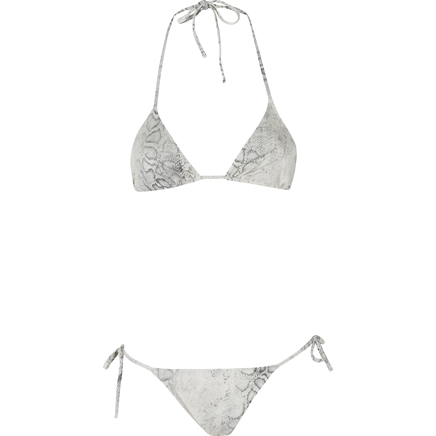BIKINI TRIANGOLO STAMPA PITONE