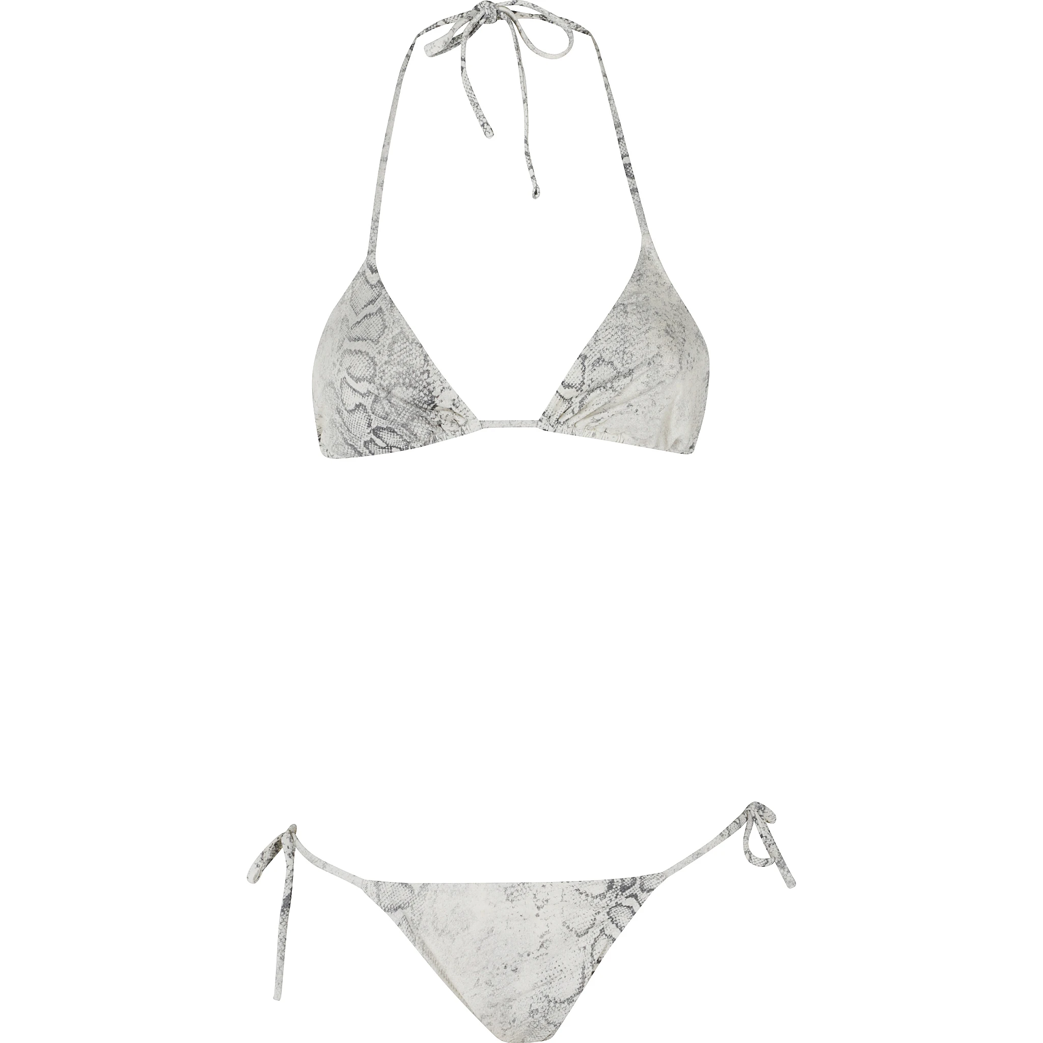 BIKINI TRIANGOLO STAMPA PITONE
