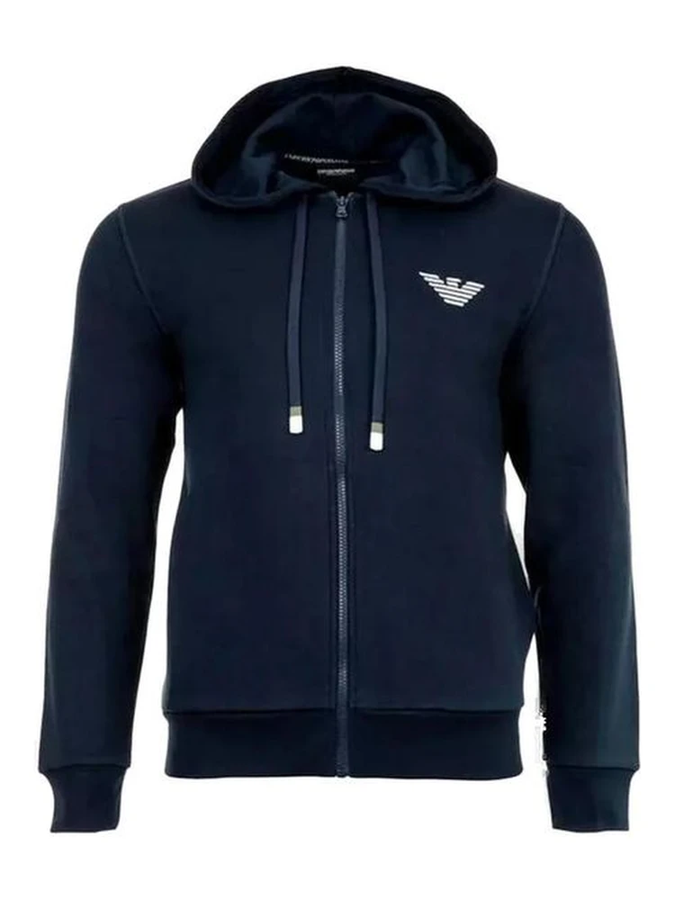 Blue Cotton Hoodie