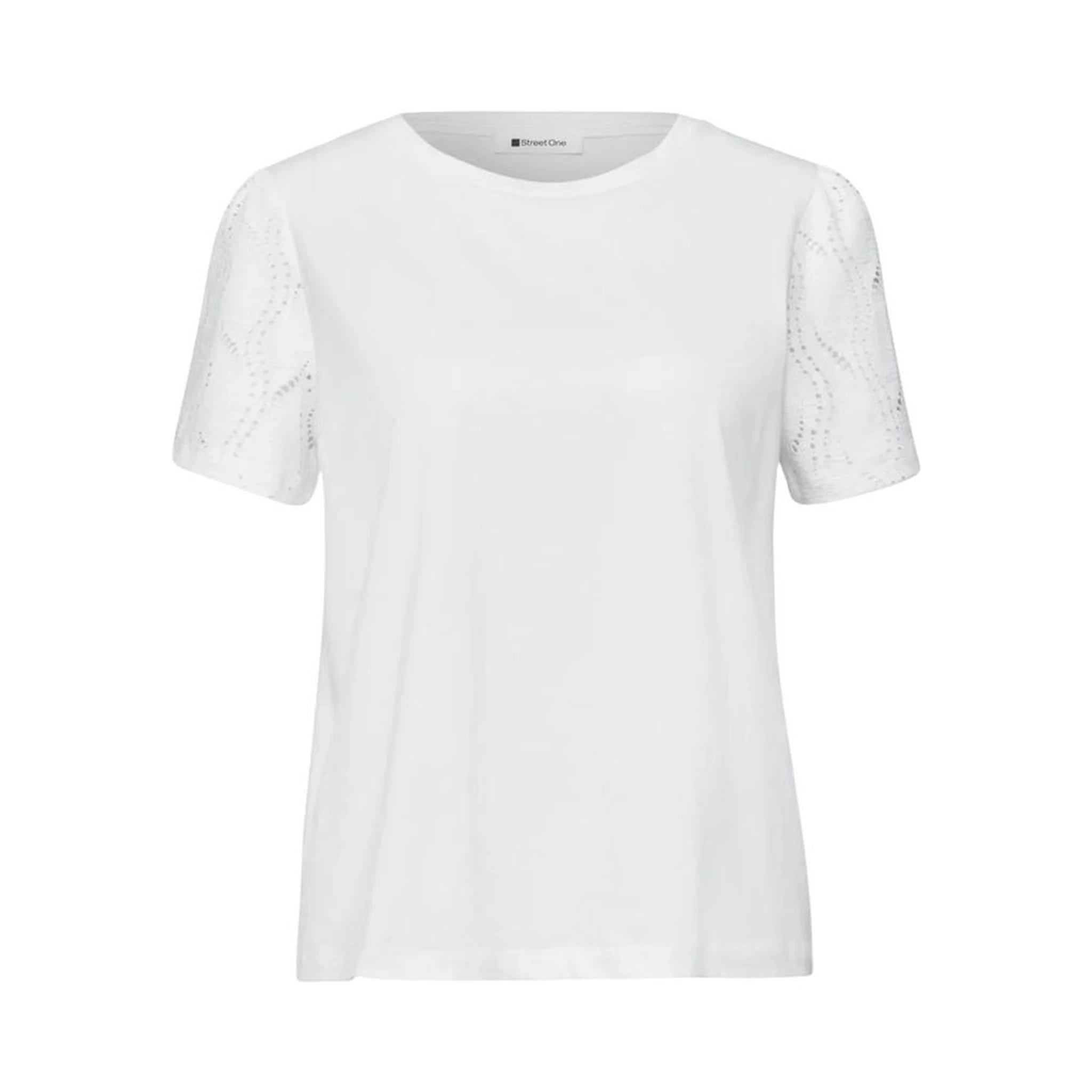 Cream Cotton T-Shirt