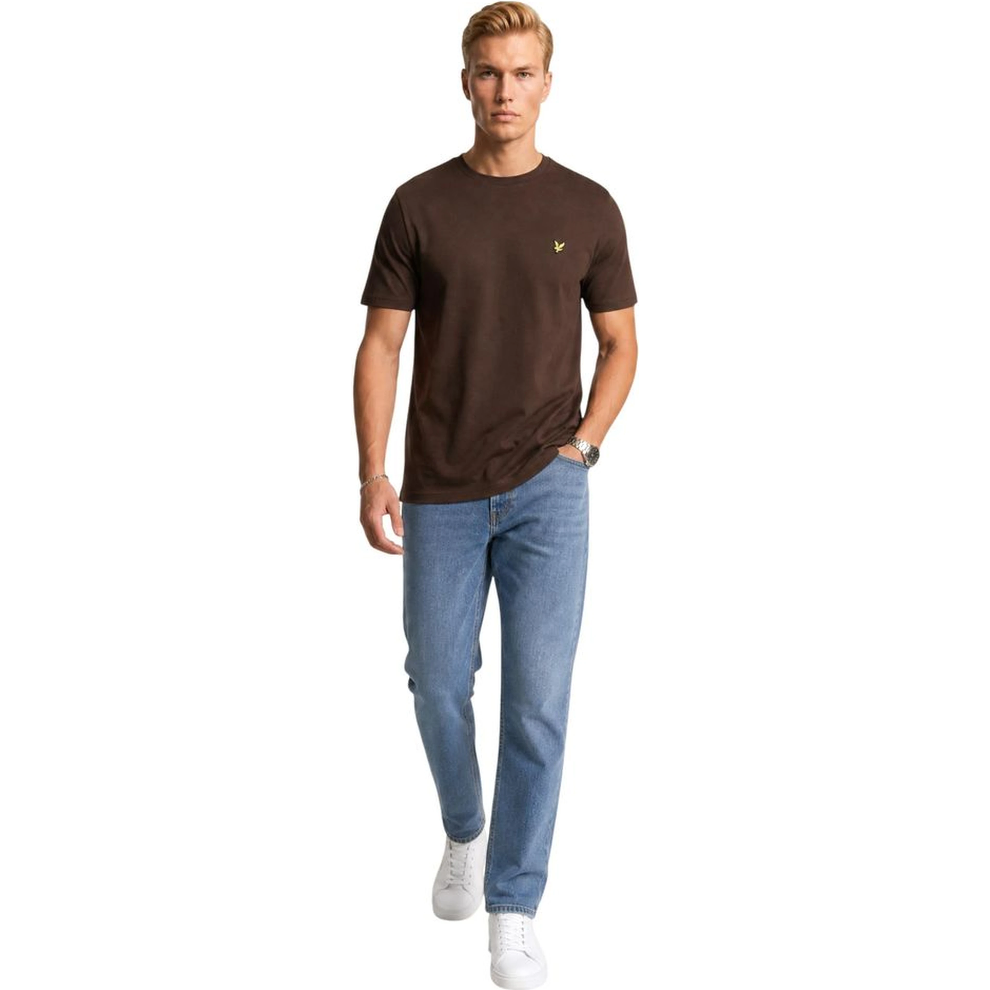 Brown Cotton T-Shirt