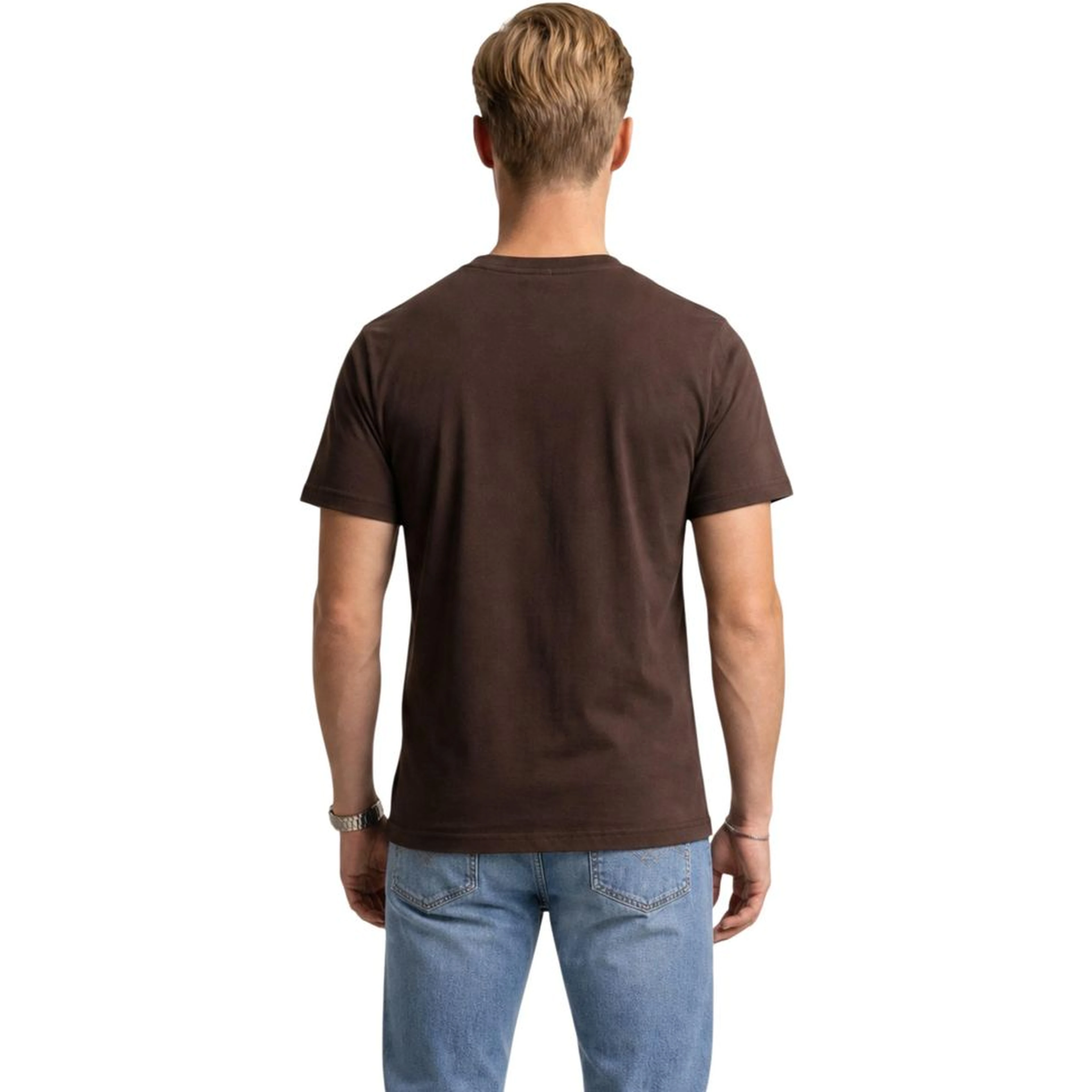 Brown Cotton T-Shirt