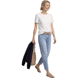 Cream Cotton T-Shirt