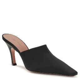 Black Silk Sandals