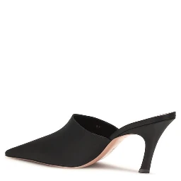 Black Silk Sandals
