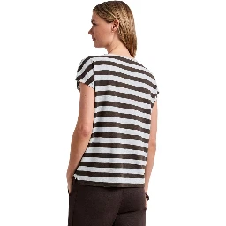 Brown Polyester T-Shirt