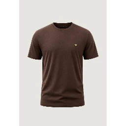 Brown Cotton T-Shirt