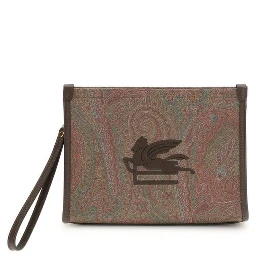 Multicolor Cotton Clutch Bag