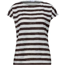 Brown Polyester T-Shirt