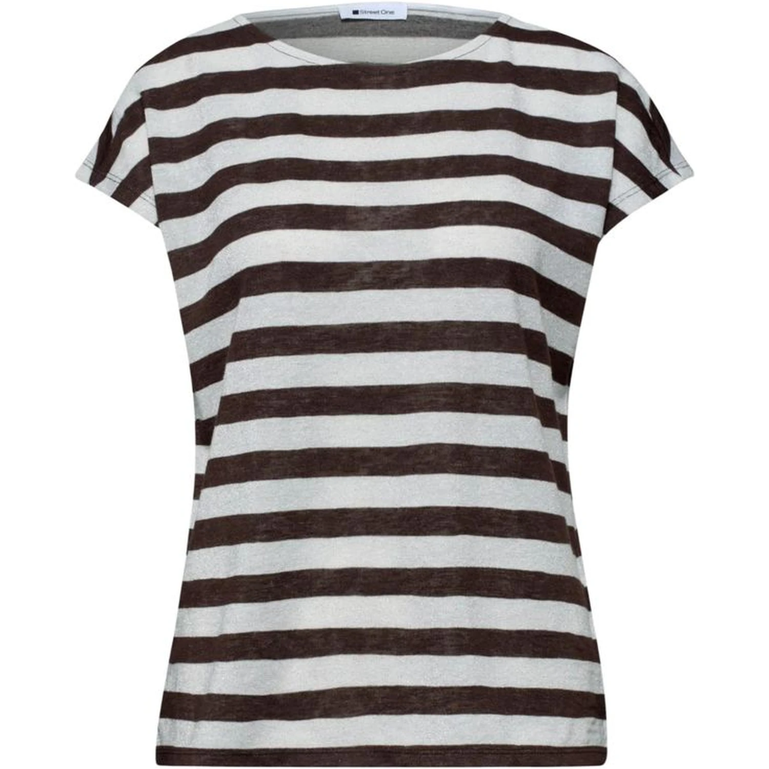 Brown Polyester T-Shirt