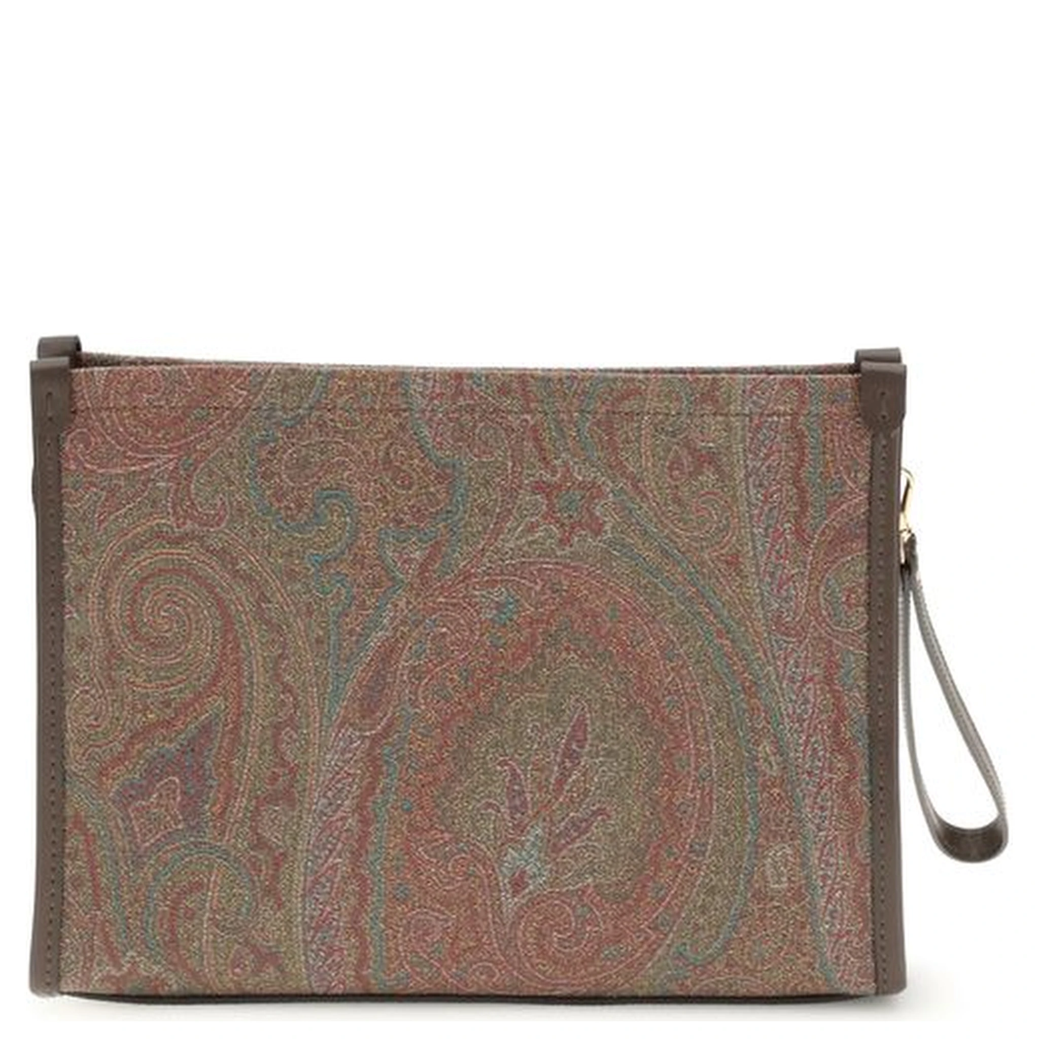 Multicolor Cotton Clutch Bag