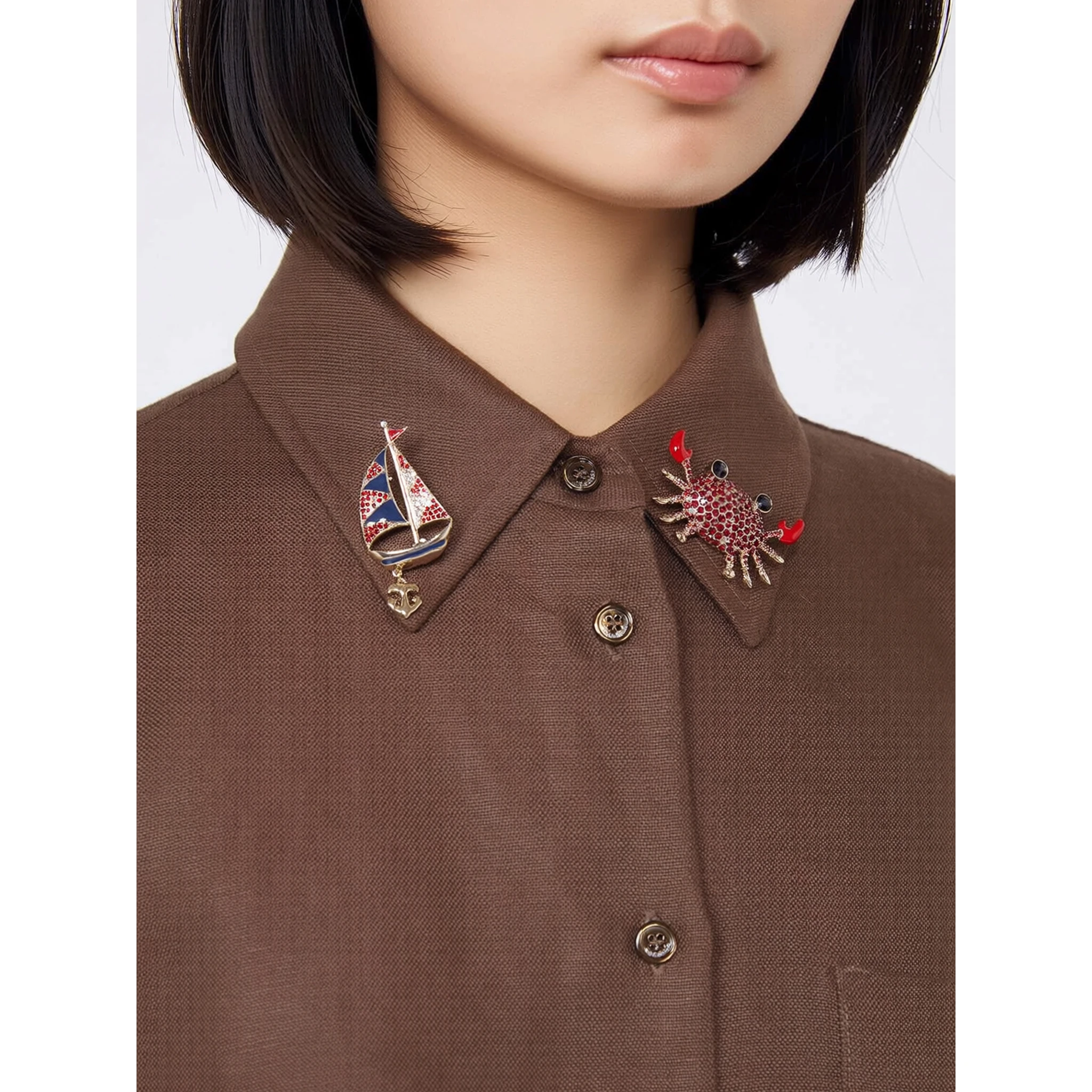 WEEKEND MAX MARA WKAVAMPATA brooch