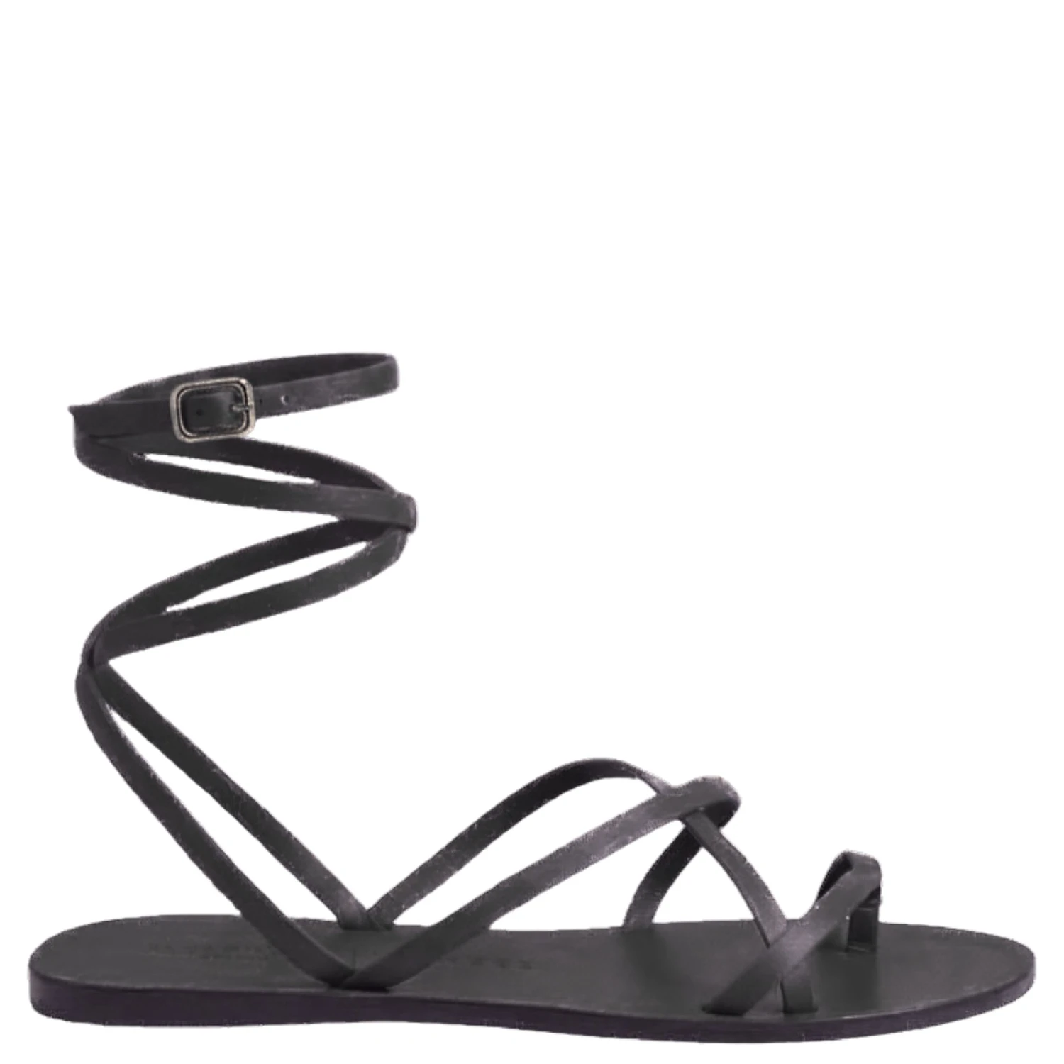TIE UP LEATHER SANDALS