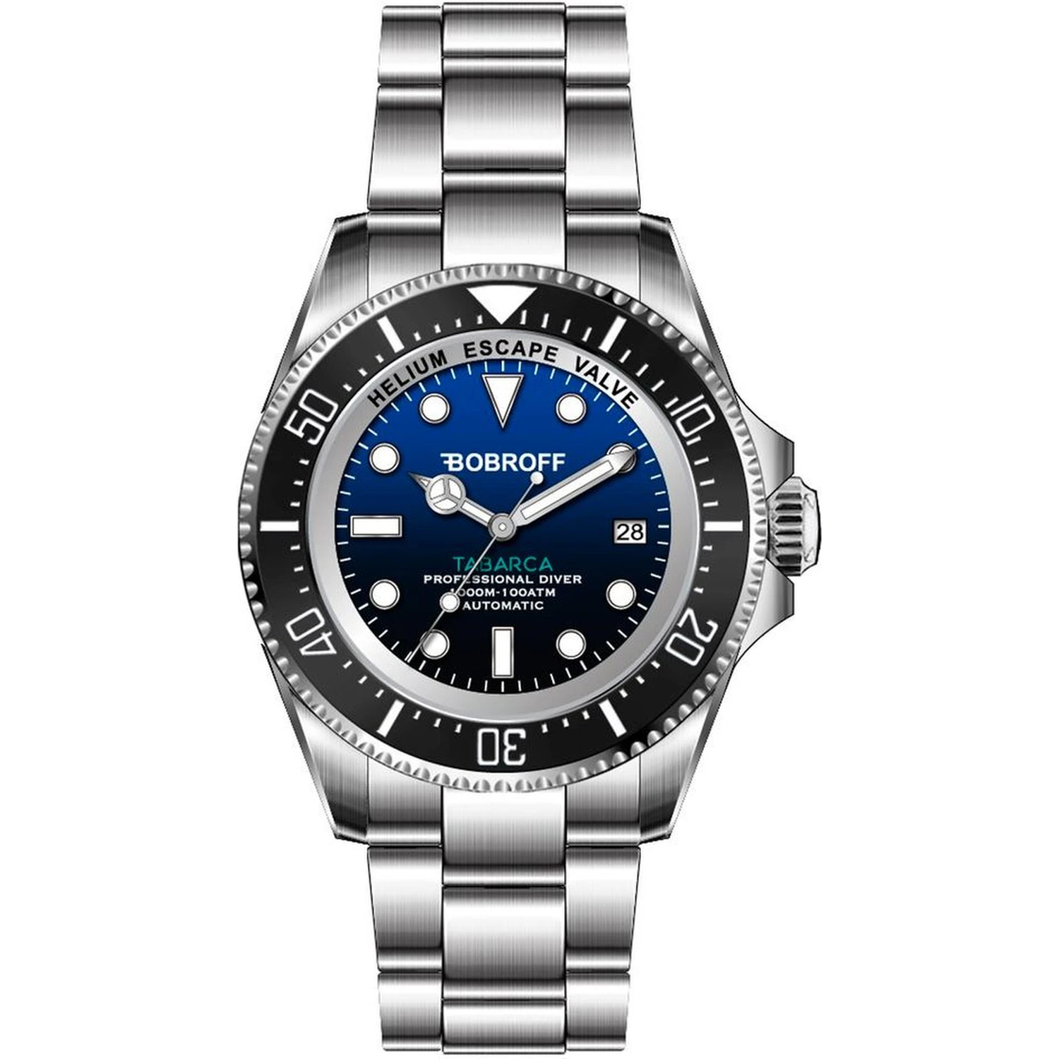Silver Stainless Steel Sport Watch