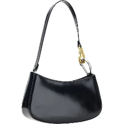Black Calf Leather Bos Taurus Shoulder Bag